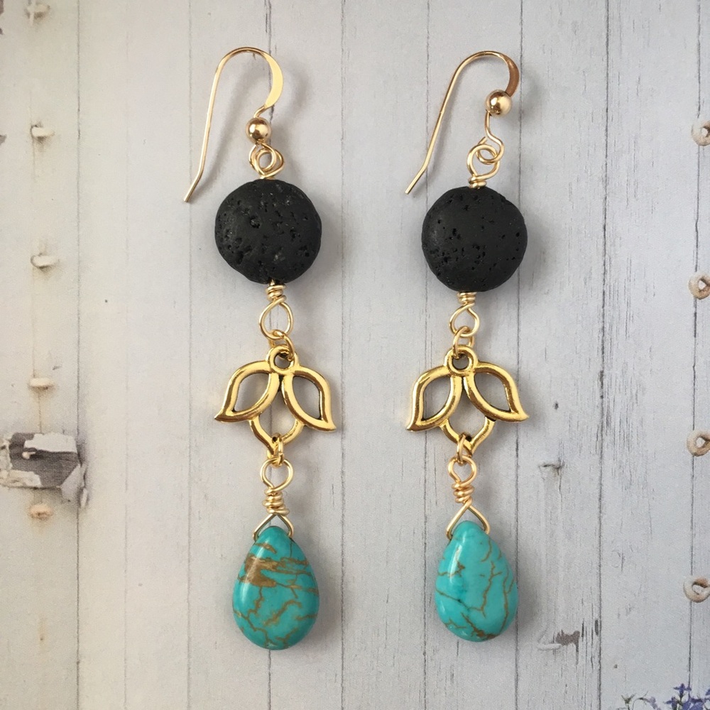 🌿Lotus Aromatherapy Earrings